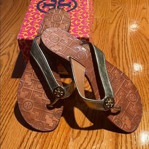 Tory Burch Gold Metallic Sandal